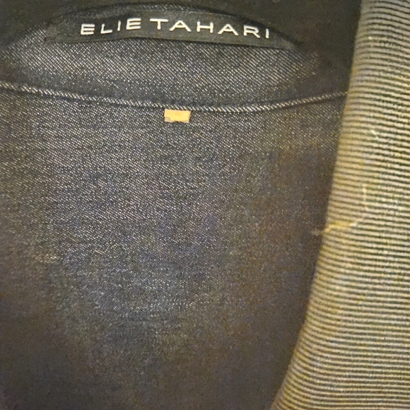 ELIE TAHARI- Dark Navy Blue Dress - Picture 11 of 11